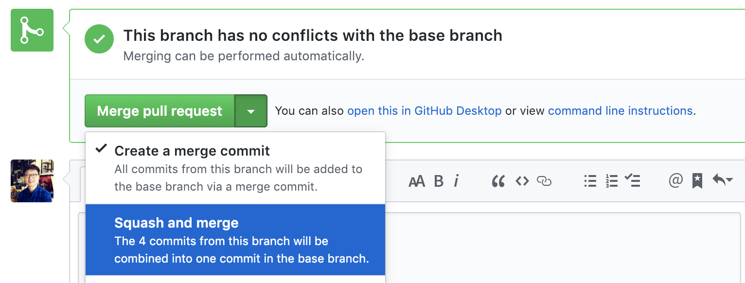 sublime merge squash commits