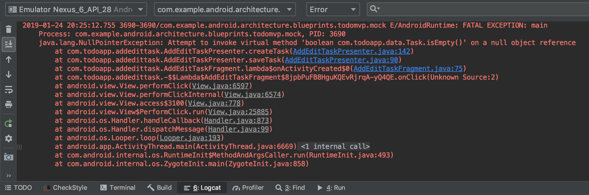 log android studio example